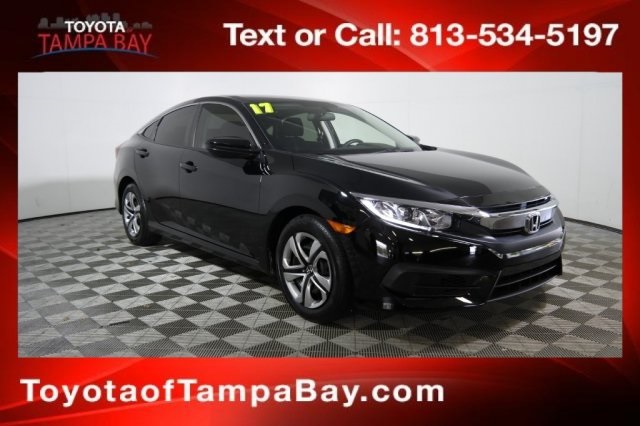 Pre Owned 2017 Honda Civic Lx 4d Sedan In Tampa Bay E040341